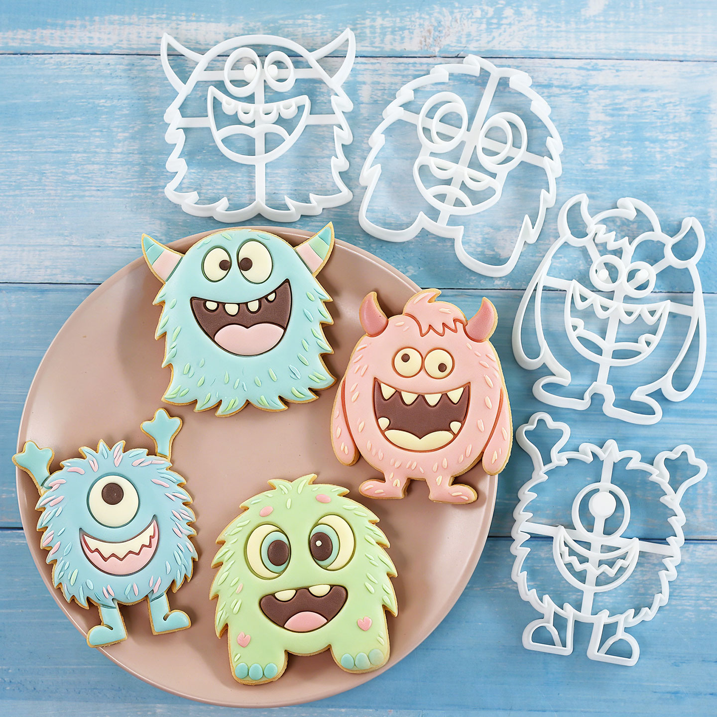 Tablet Accessories Aesthetic - 1 Pc/4 Pcs Large Monster Cookie