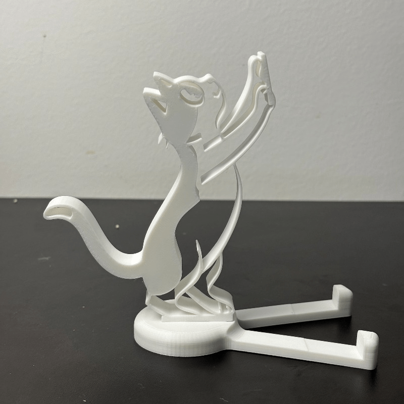 Abstract Hollow Line Cat Phone - Useful Tablet Accessories 评论和价格