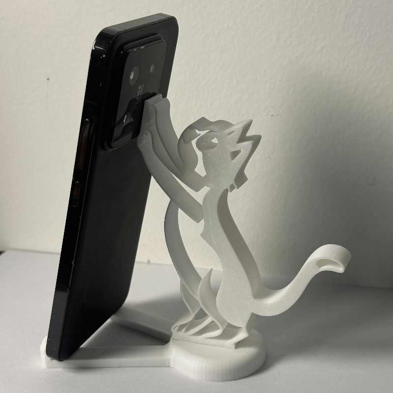 Abstract Hollow Line Cat Phone - Useful Tablet Accessories 评论和价格