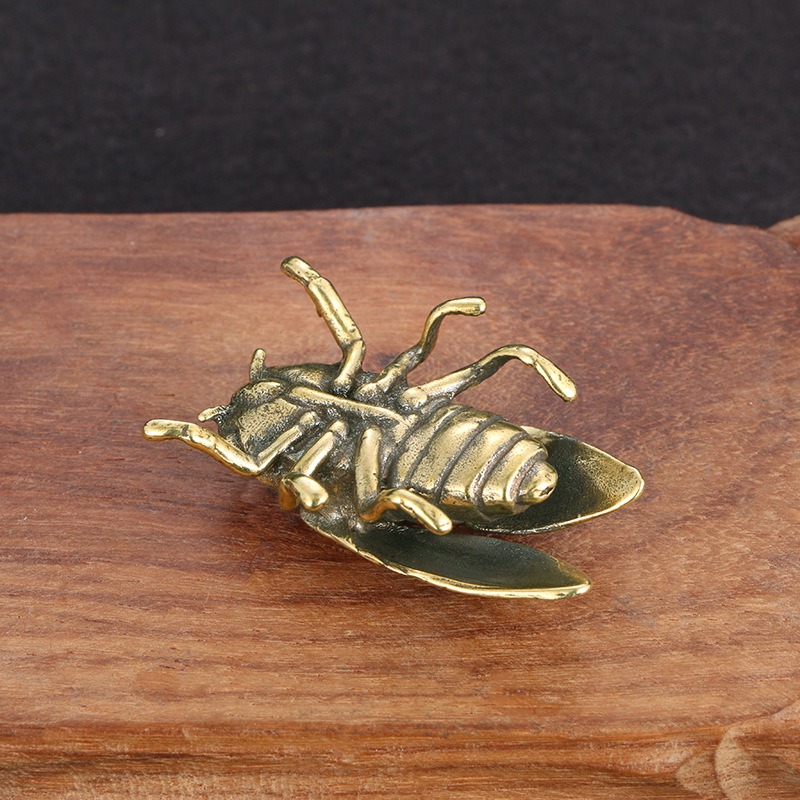 1 PC Creative Solid Brass Cica - Office Table Accessories Unique 评论和价格