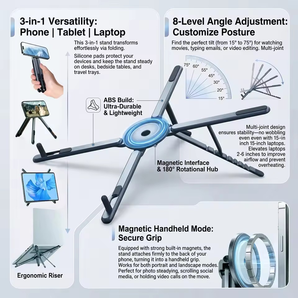 Portable Magnetic Phone Holder - Useful Tablet Accessories 评论和价格