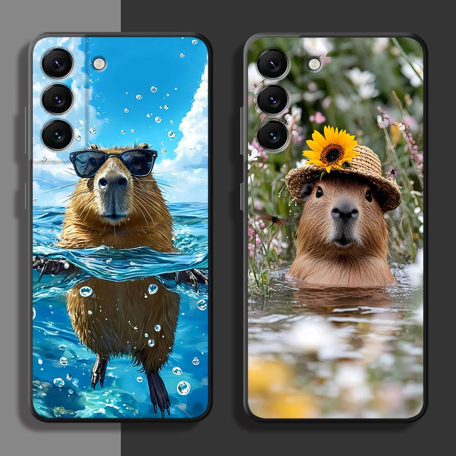 Vacation Capybara Case for Sam - Samsung Galaxy A55 评论和价格
