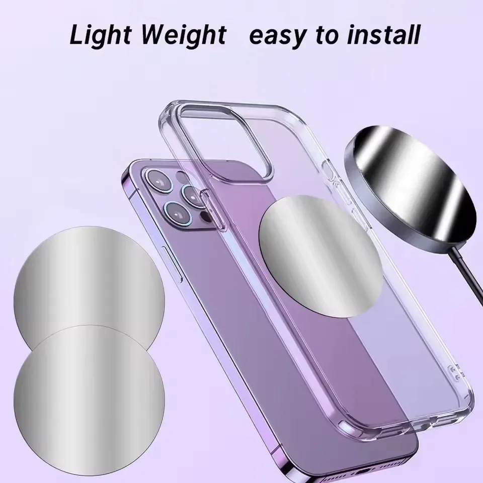 1-5PCS 8CM Magnetic Metal Plat - Useful Tablet Accessories 评论和价格