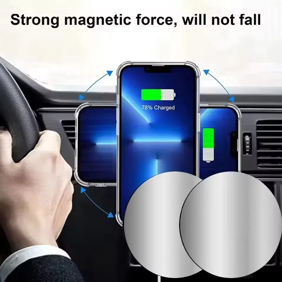 1-5PCS 8CM Magnetic Metal Plat - Useful Tablet Accessories 评论和价格