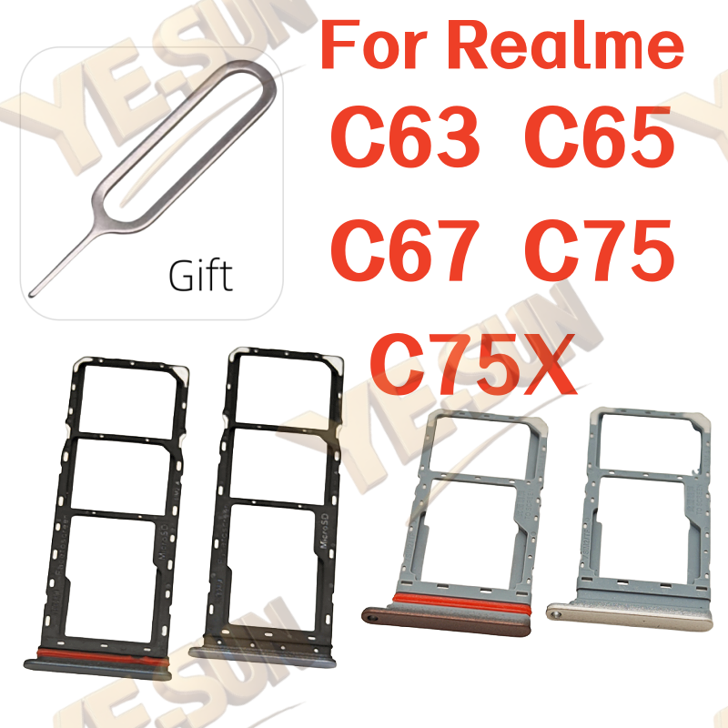 For Realme SIM Card Tray Realm - Realme C67 评论和价格