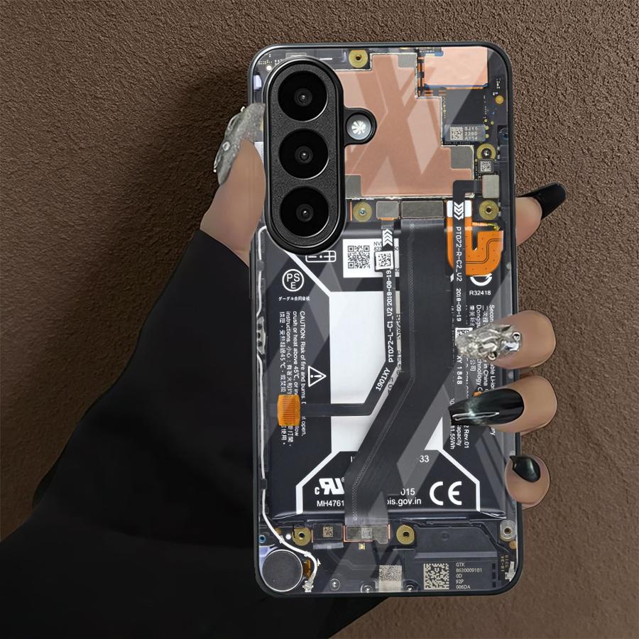 Glass Phone Cover Case for Sam - Samsung Galaxy A55 评论和价格