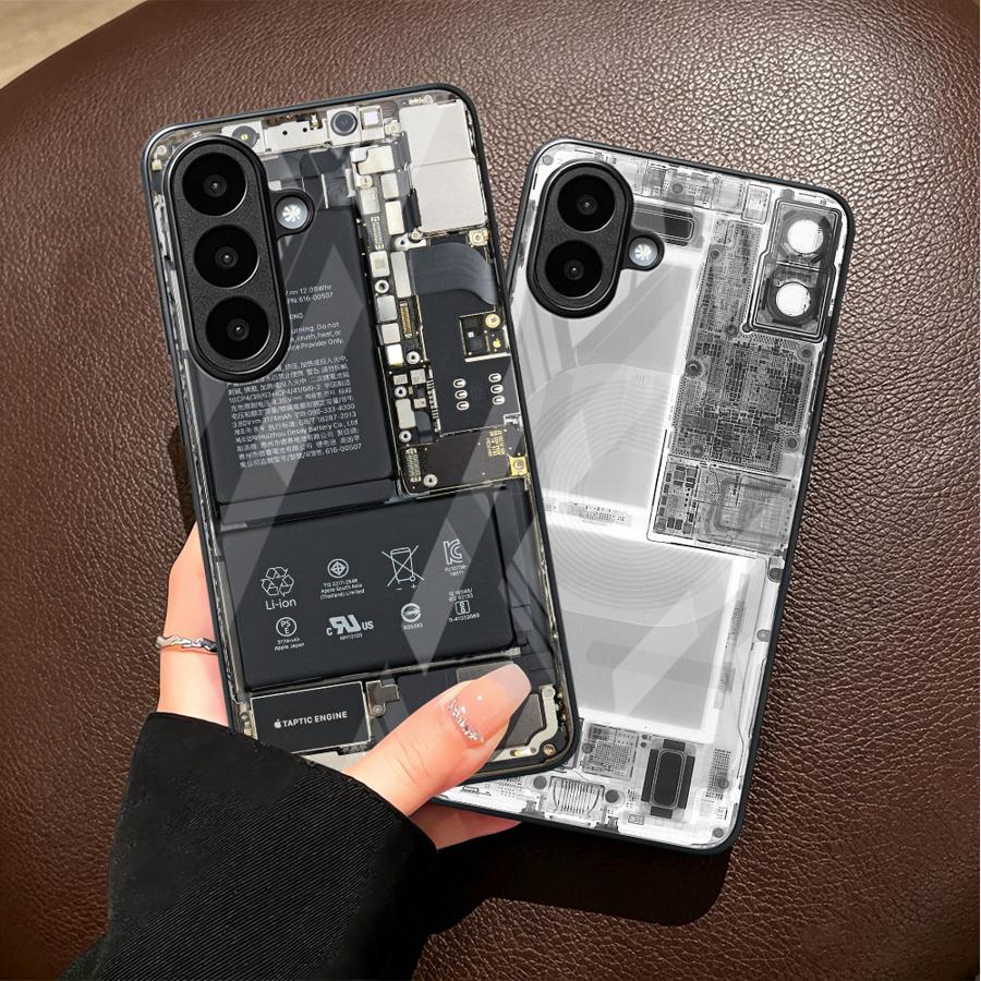 Glass Phone Cover Case for Sam - Samsung Galaxy A55 评论和价格