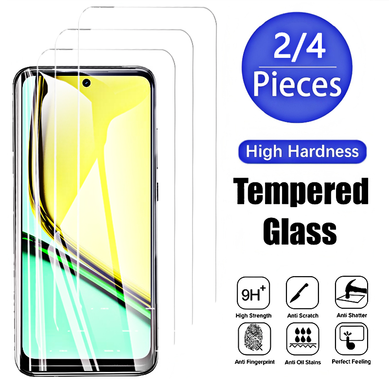 4PCS 2PCS Anti-Scratch Tempere - Realme C67 评论和价格