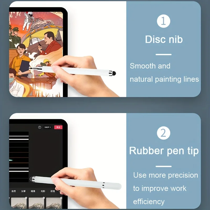 2in1 Stylus Pen Universal Draw - Tablet Pencil Accessories 评论和价格