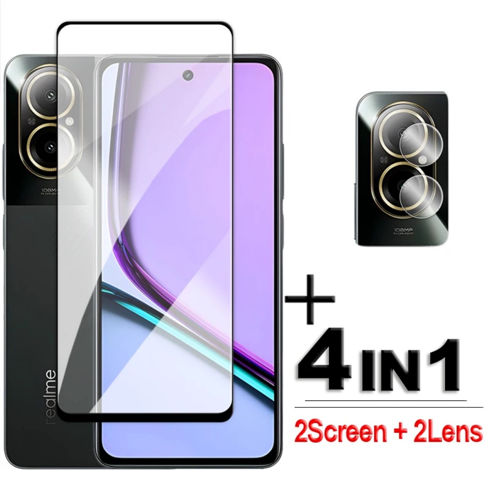 4in1 Tempered Glass For Realme - Realme C67 评论和价格