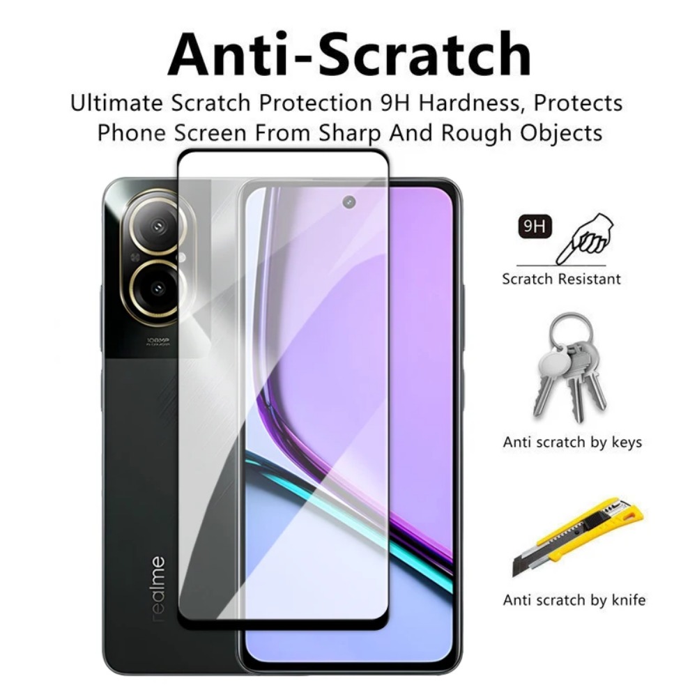4in1 Tempered Glass For Realme - Realme C67 评论和价格